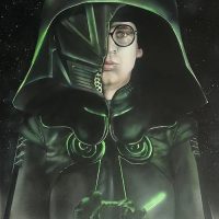 Large Canvas: Dark Helmet